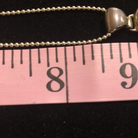 925 Olive Opal Pendant & Chain - Picture 10 of 11